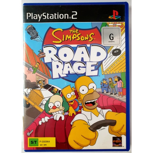 The Simpsons Road Rage Sony PlayStation 2 *RARE GAME* Booklet included