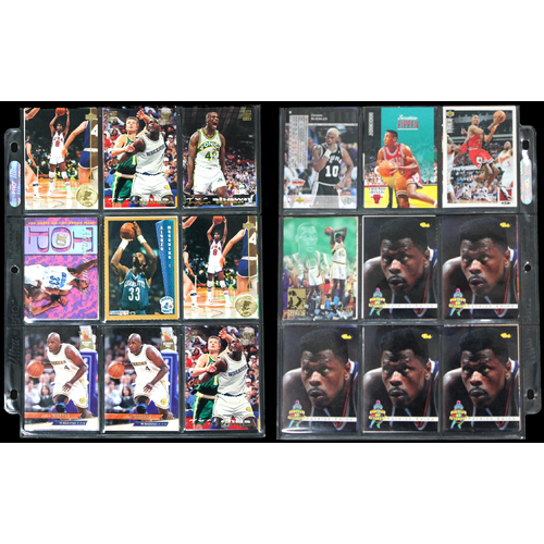 NBA 1990's Card Collection Multi-Branded Hall of Fame Basketball