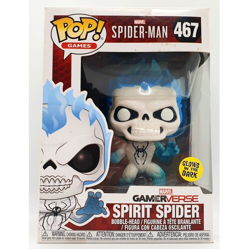spirit spider funko pop glow in the dark
