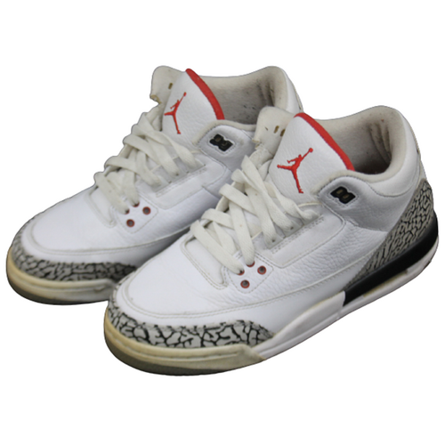 Nike Men's Air Jordan 3 Retro (GS) "White Cement" - Size: 6Y (Pre-Owned)