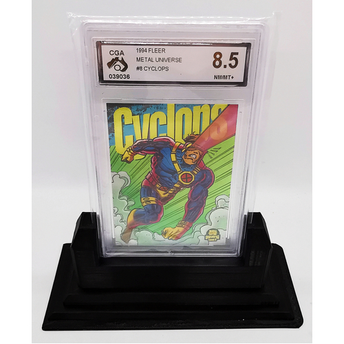 Cyclops 1994 Fleer *Gold* Power Blast Card CGA Graded! (Pre-Owned)