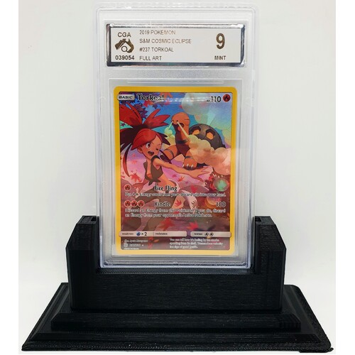 Pokemon S&M Cosmic Eclipse #237 Torkoal Full Art Graded: 9 CGA (Pre-Owned)