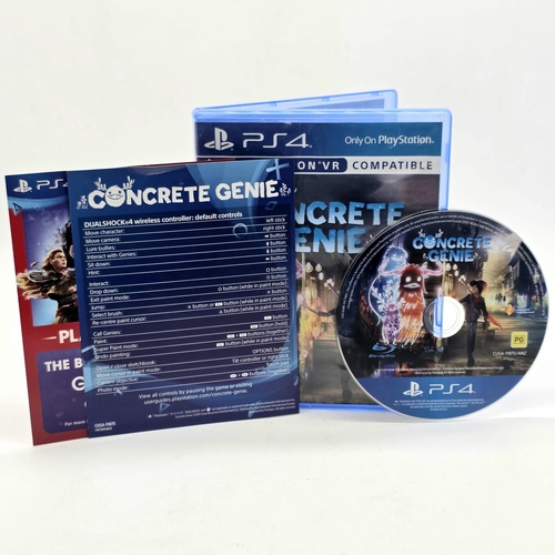 Concrete Genie PS4 PlayStation 4 PS VR Compatible Game