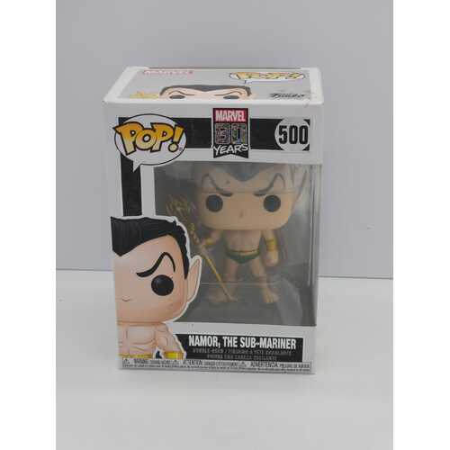 Funko Pop! Marvel 80 Years Namor, The Sub-Mariner Bobblehead #500 (Pre-owned)