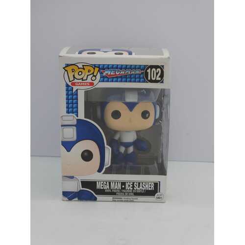 Funko Pop! Games Mega Man Ice Slasher Exclusive Vinyl Figure #102