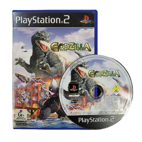 Sony PlayStation 2 PS2 Godzilla Save the Earth Action Adventure Video Game PAL