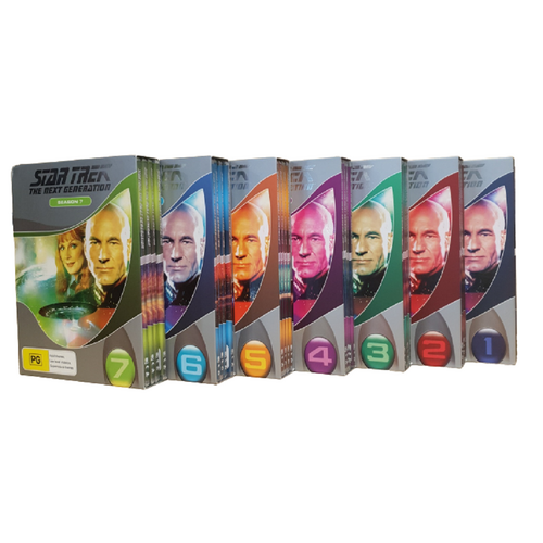 Star Trek The Next Generation Seven Seasons on 48 DVD Discs 