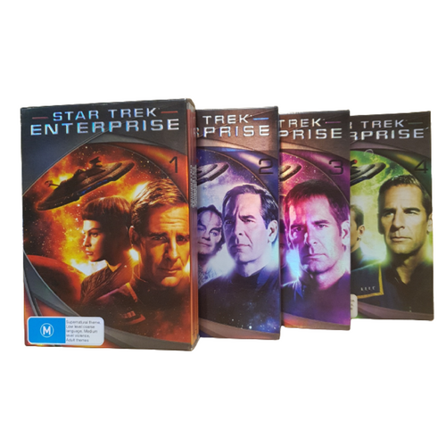 Star Trek Enterprise Seasons 1-4 on 27 DVD Discs