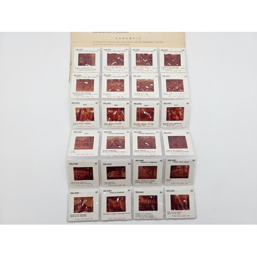 Vintage Kodak Film Slides Milano 60 Souvenir Italy Photo Art Collection