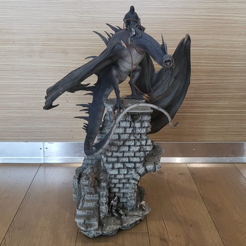 Iron Studios WBLOR23819-10 The Lord of the Rings 1/20 Fell Beast Diorama Statue