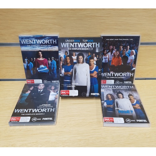 Wentworth The Complete Season 1-4 DVD Box Set (Pre-Owned)