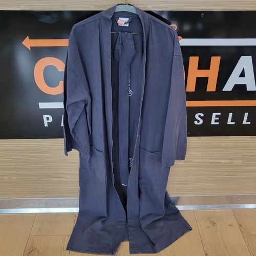 Thinking Of You Robe Adult Navy Open Front Lounge Robe