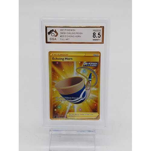 2021 Pokémon SWSH Chilling Reign #225 Echoing Horn Full Art Collectable Card