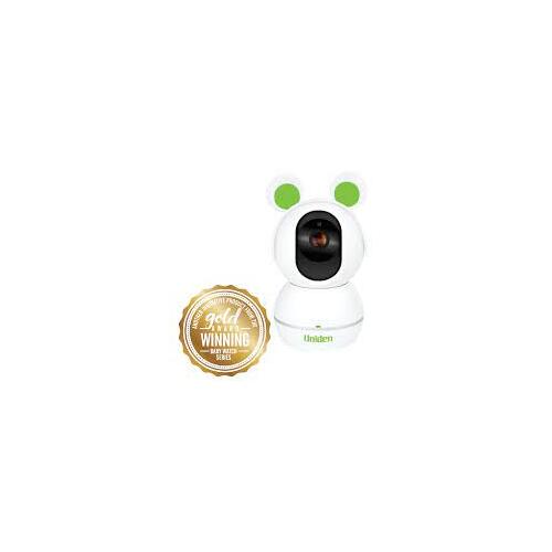 Uniden Smart WiFi Baby Monitor BW150R Pan and Tilt with Silicone Ears