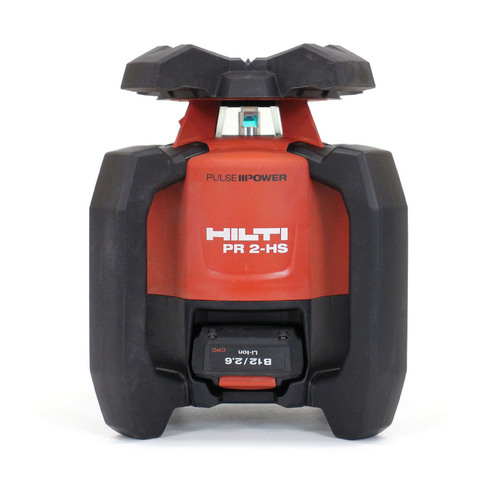 Hilti PR 2-HS A12 Rotary Laser Level Kit w/ PRA 20 Receiver 2x Batteries Charger (pre-owned)
