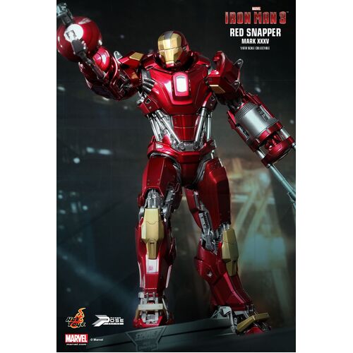 Hot Toys Iron Man 3 Red Snapper Mark XXXV 1/6th Scale Collectible Figure PPS002