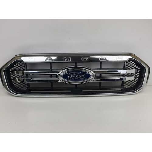 Ford Ranger 2020 Original Front Bumper Grille Silver