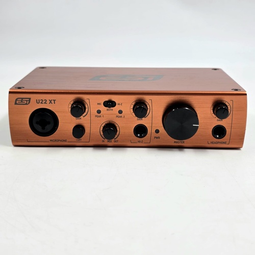 ESI U22 XT cosMik Studio Monitors USB Audio Interface Bundle
