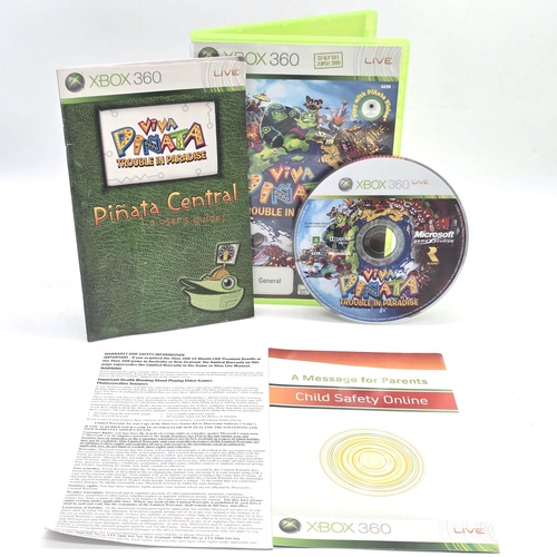 Viva Pinata Trouble in Paradise Xbox 360 Game Complete with Manual