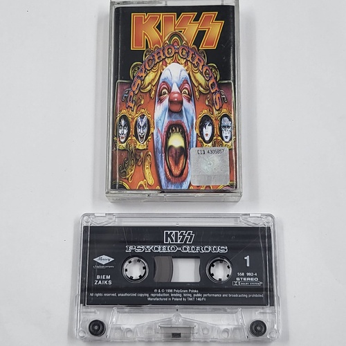 KISS Psycho Circus 1998 Cassette Tape Rock Album Rare Vintage Collectible