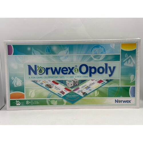 Norwex Opoly Family Board Game 2-6 Players with Cardboard Box (New Never Used)