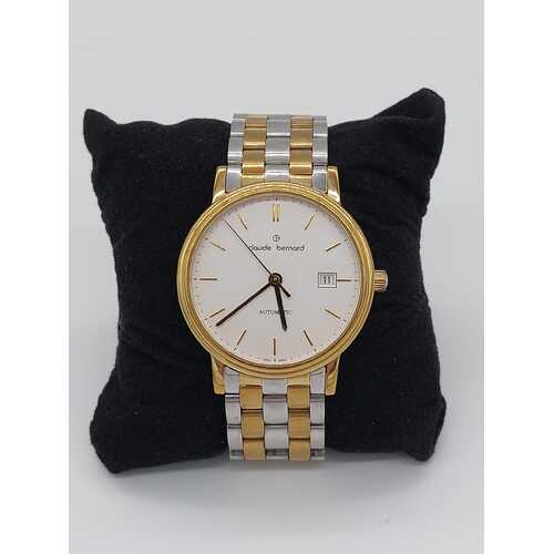 Claude Bernard 80091 357RM AIR Classic Two-Toned Automatic Watch (Preowned)