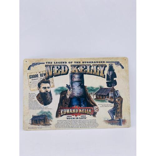 Ned Kelly The Legend of the Bushranger Collectable Plate