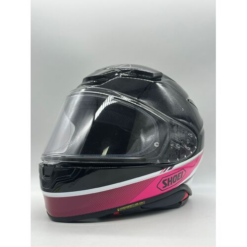 Shoei NXR2 Nocturne TC-7 Full Face Motorcycle Helmet Black/Pink Protective Gear