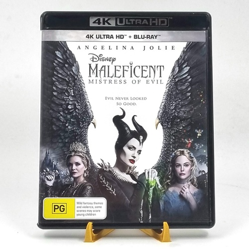 Maleficent Mistress of Evil 4K UHD + Blu-ray Disney Fantasy Movie