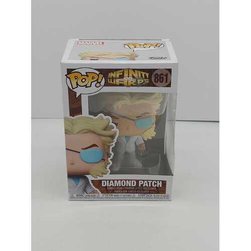 Funko Pop! Marvel Infinity Warps Diamond Patch Bobblehead #861 (Pre-owned)