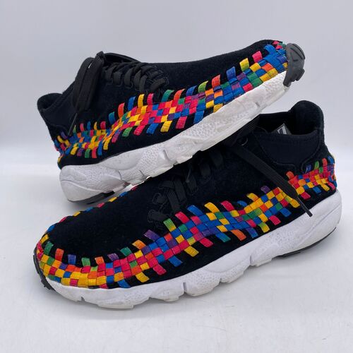 Nike Air Footscape Woven Chukka Premium QS Black Size 9 (Pre-owned)