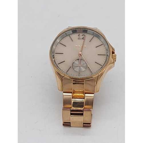 DKNY NY-2518 Eldridge Rose Gold Tone Stainless Steel Ladies Analog Watch
