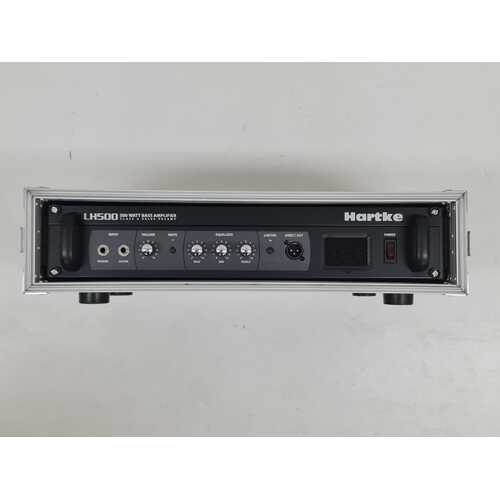 Hartke LH500 500W Valve Preamp Bass Head Amplifier with Road Case (Pre-owned)