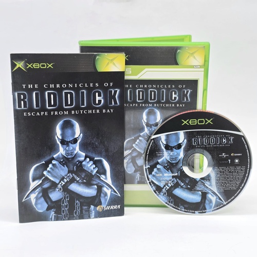 The Chronicles of Riddick Escape From Butcher Bay Xbox Original Game
