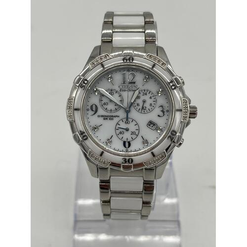 Citizen Eco-Drive WR-100 Unisex Watch FB1230-50A (Pre-owned)