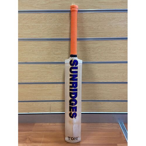 SS Ton English Willow Vintage Handcrafted SH Cricket Bat 33.5 inch Orange Handle