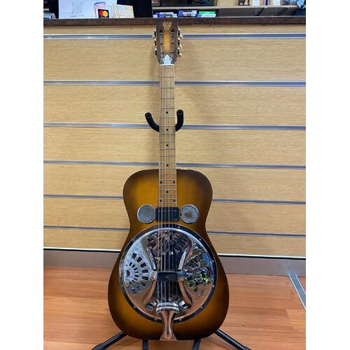 Dobro Original Hound Dog Resonator with Pick Up and Hard Case (Pre-owned)