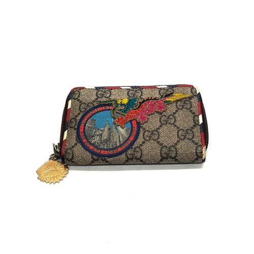 Gucci Courrier Dragon Coin Case 473911 with Entrupy Authentication Certificate
