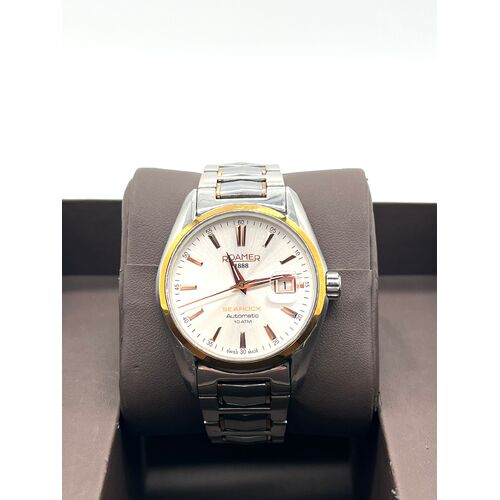 Roamer Men’s Automatic Searock Silver Rose Gold Analog Watch 210633