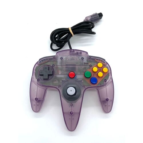 Nintendo 64 Wired Controller Atomic Purple Finish (Pre-owned)