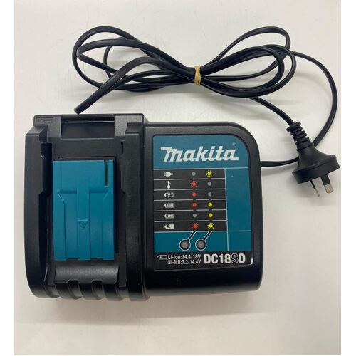 Makita DC18SD 14.4-18V Li-Ion Battery Charger (Pre-owned)