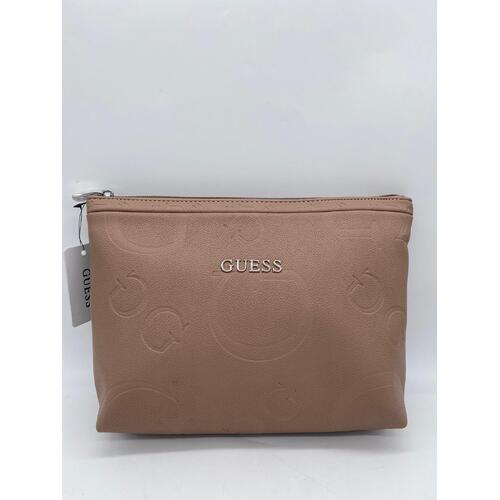 Guess Womens Cosmetic Beauty Travel Case Bag Oak Park Travel Handbag