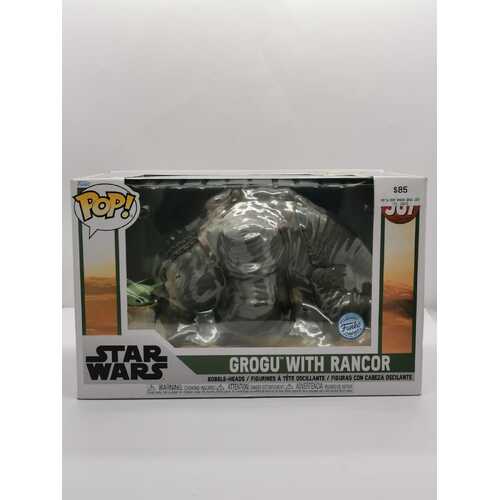 Funko Pop! Star Wars The Book of Boba Fett Grogu with Rancor Figure (Pre-owned)