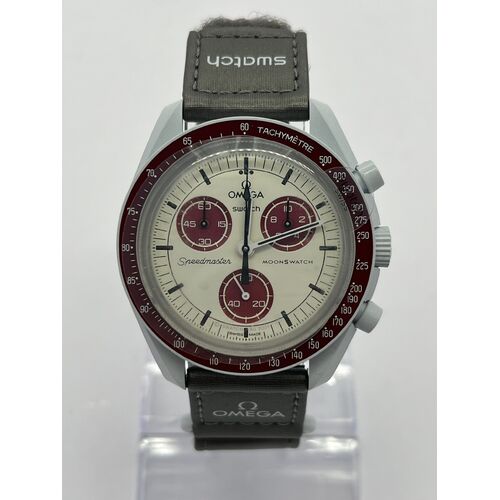 Swatch X Omega Mission to Pluto Chronograph 42mm Watch
