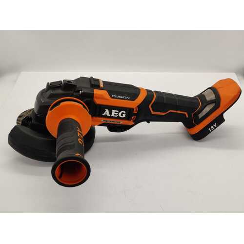 AEG 18V 125mm Fusion Switch Angle Grinder BEWS18125BLP Skin Only