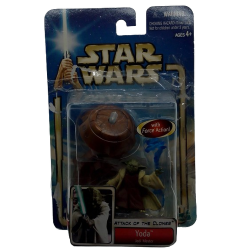 Star Wars Yoda Jedi Master Attack of the Clones Action Figure (Pre-owned)
