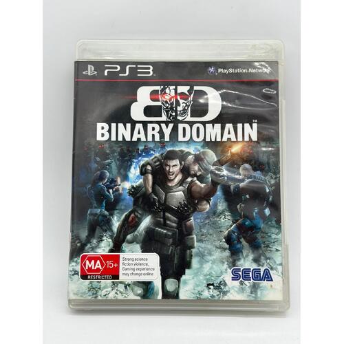 Binary Domain PS3 Game (Pre-owned)