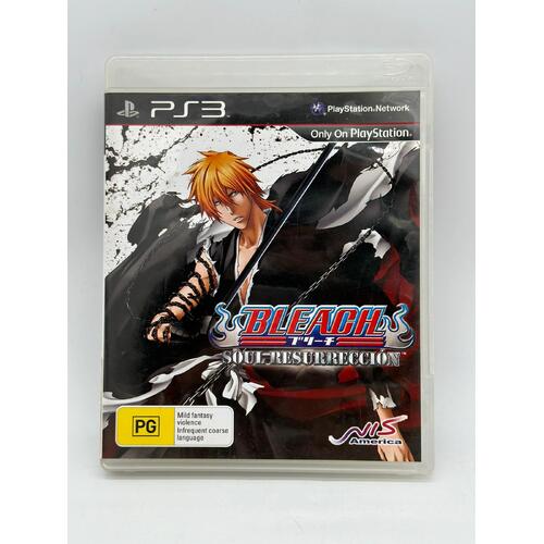 Bleach Soul Resurreccion Sony PlayStation 3 Video Game