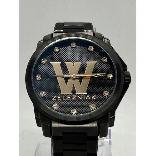 W Zelezniak Black Stainless Steel Analog Display Men’s Watch 