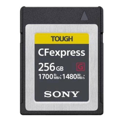 NEW Sony 256GB Storage Capacity CFexpress Type B Tough Memory Card CEBG256 J